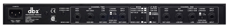 dbx DBX234SV | 234s Stereo 2/3 Way, Mono 4-Way Crossover