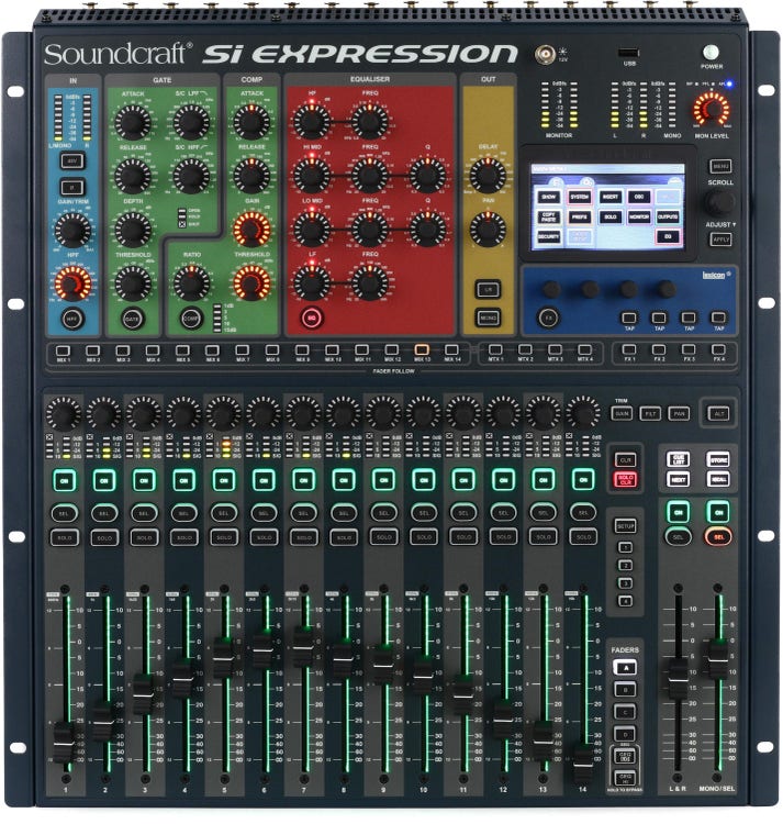 Soundcraft 5035677-VM | SI EXPRESSION 1 CONSOLE 16-channel Digital Mixer