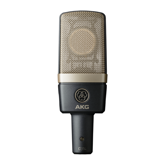AKG 3386X00010 | C314 Professional multi-pattern condenser microphone