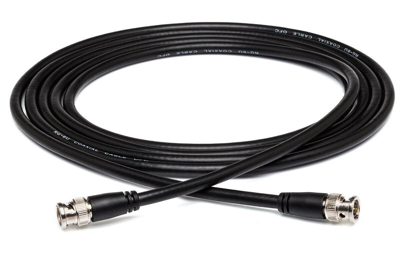 Hosa BNC-06-1100 | Pro 75-ohm Coax, BNC to Same, 100 ft