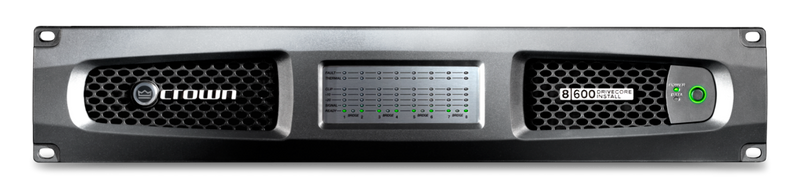 Crown DCI8X600-U-USFX | DCi8x600 Eight-channel, 600W @ 4Ω Analog Power Amplifier, 70V/100V