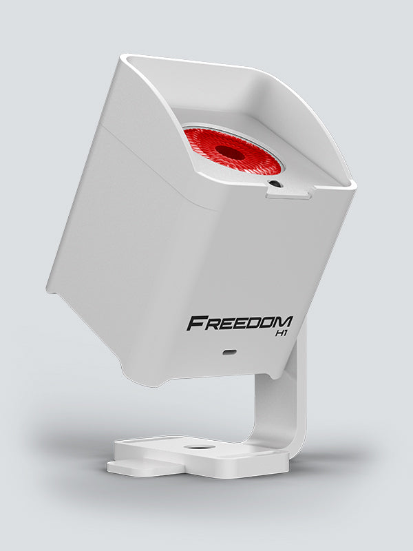 Chauvet DJ FREEDOMH1X4WHT | Freedom H1 Battery-Powered Wireless LED Wash Light System (4 Fixtures, White Housing)