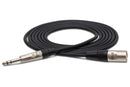 Hosa HSX-100 | Pro Balanced Interconnect, REAN 1/4 in TRS to XLR3M, 100 ft
