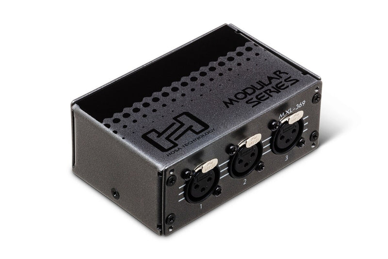 Hosa MXL-369 | Patch Bay Module, 3-point, XLR3F to XLR3M