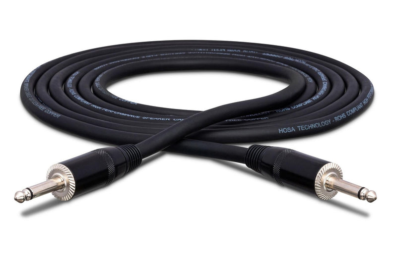 Hosa SKJ-475 | Pro Speaker Cable, REAN 1/4 in TS to Same, 75 ft