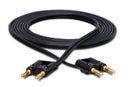 Hosa SKZ-6100BB | Speaker Cable, Hosa Dual Banana to Same, Black Zip, 100 ft