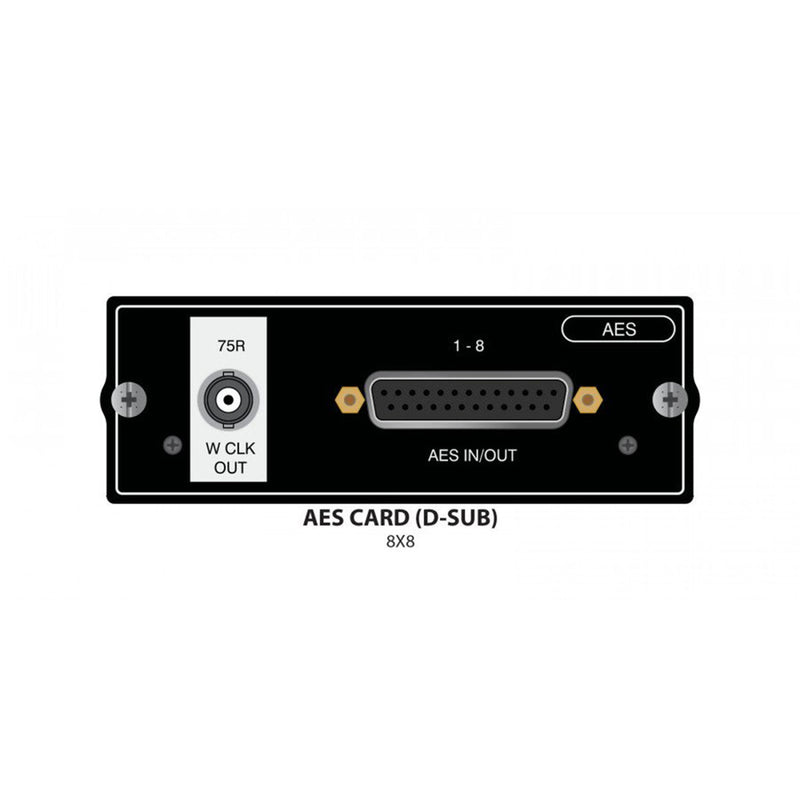 Soundcraft A520.003000SP | AES/EBU 8+8 D type card with Word Clock