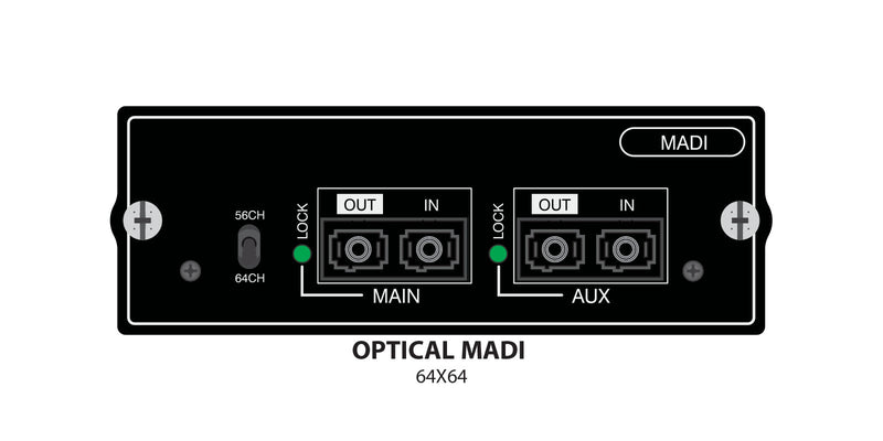 Soundcraft A520.001000SP | SI OPTICAL MADI CARD SPARE Module